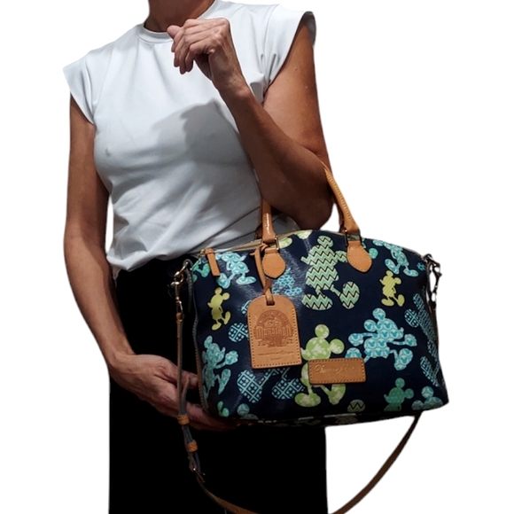 Disney Dooney & Bourke Mickey Marathon Disney 20th Anniversary Satchel euc - Picture 7 of 11